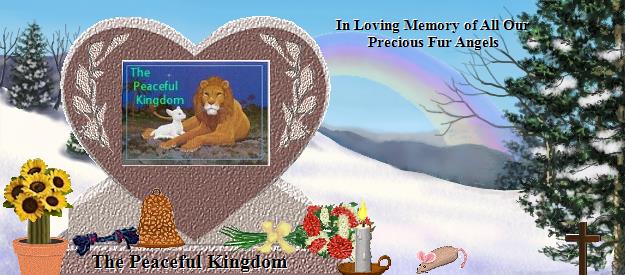 The Peaceful Kingdom's Rainbow Bridge Pet Loss Memorial Residency Image