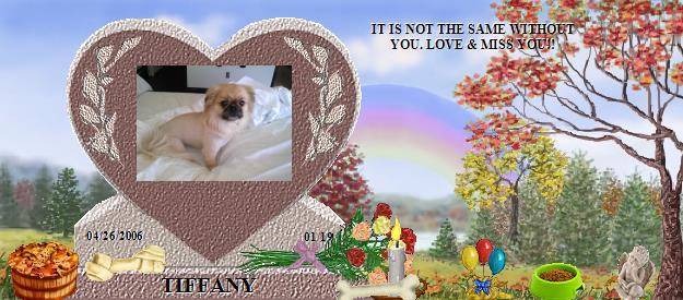 TIFFANY's Rainbow Bridge Pet Loss Memorial Residency Image