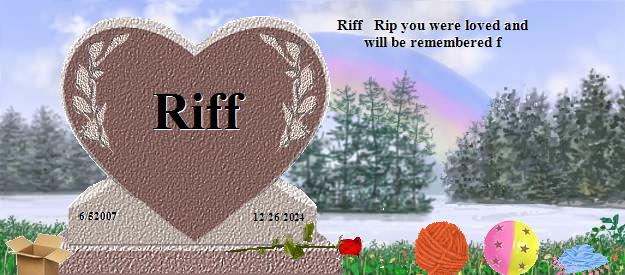 Riff's Rainbow Bridge Pet Loss Memorial Residency Image