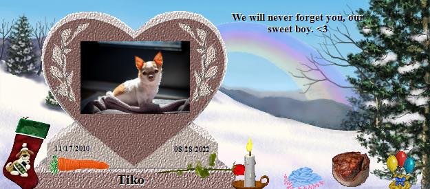 Tiko's Rainbow Bridge Pet Loss Memorial Residency Image