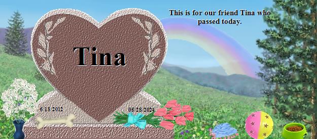 Tina's Rainbow Bridge Pet Loss Memorial Residency Image