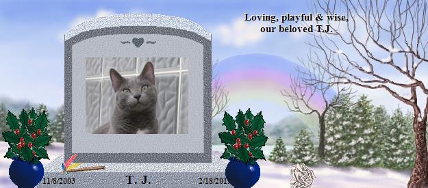 T. J.'s Rainbow Bridge Pet Loss Memorial Residency Image