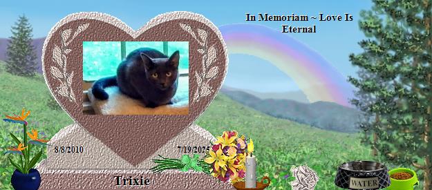 Trixie's Rainbow Bridge Pet Loss Memorial Residency Image