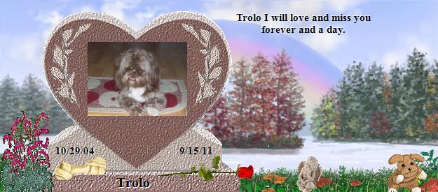 Trolo's Rainbow Bridge Pet Loss Memorial Residency Image