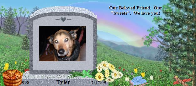 Tyler's Rainbow Bridge Pet Loss Memorial Residency Image
