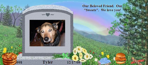 Tyler's Rainbow Bridge Pet Loss Memorial Residency Image