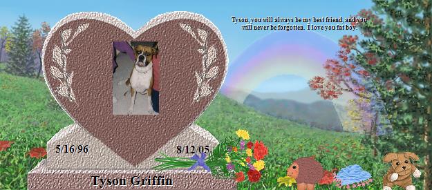 Tyson Griffin's Rainbow Bridge Pet Loss Memorial Residency Image