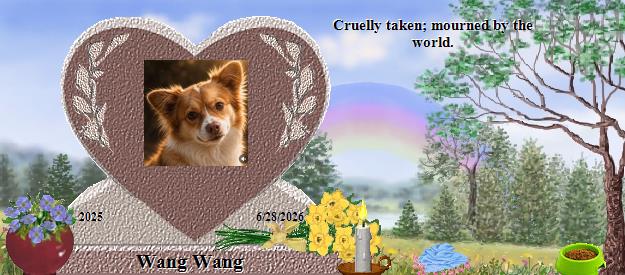 Wang Wang's Rainbow Bridge Pet Loss Memorial Residency Image