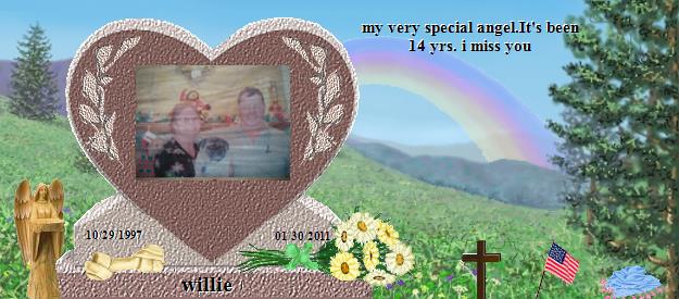 willie's Rainbow Bridge Pet Loss Memorial Residency Image
