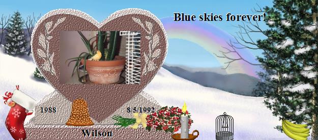 Wilson's Rainbow Bridge Pet Loss Memorial Residency Image