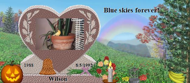 Wilson's Rainbow Bridge Pet Loss Memorial Residency Image