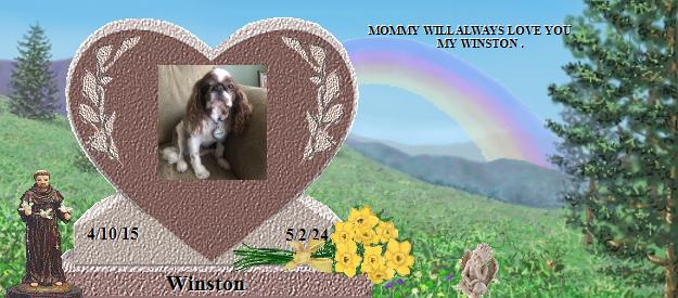 Winston's Rainbow Bridge Pet Loss Memorial Residency Image