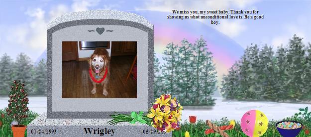 Wrigley's Rainbow Bridge Pet Loss Memorial Residency Image