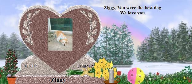 Ziggy's Rainbow Bridge Pet Loss Memorial Residency Image