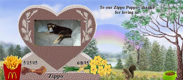 Zippo's Rainbow Bridge Pet Loss Memorial Residency Image