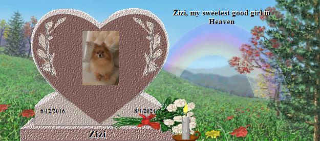 Zizi's Rainbow Bridge Pet Loss Memorial Residency Image