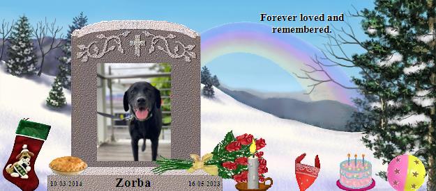 Zorba's Rainbow Bridge Pet Loss Memorial Residency Image