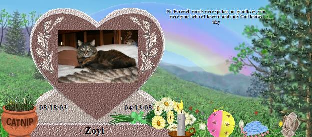 Zoyi's Rainbow Bridge Pet Loss Memorial Residency Image