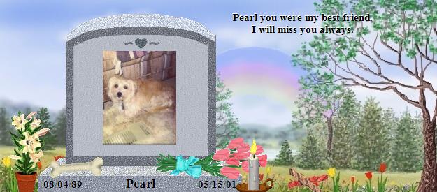 Pearl's Rainbow Bridge Pet Loss Memorial Residency Image